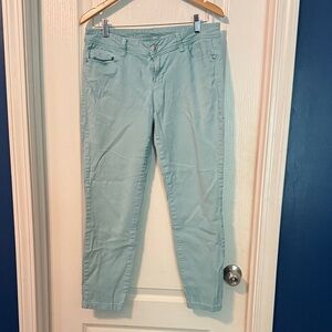 LC Lauren Conrad Soft Blue Cropped Pants